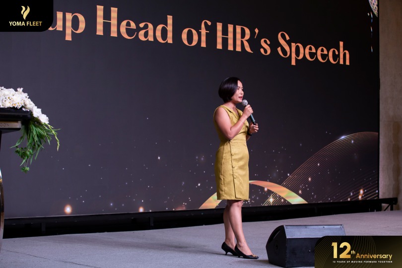 Yoma Fleet’s 12 Years Celebration Head of HR’s Speech
